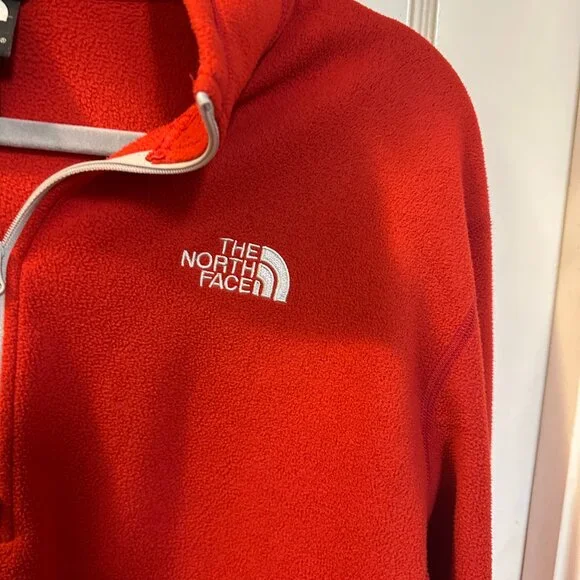 The North Face-Men's Red Fleece Size Large - Picture 5 of 6